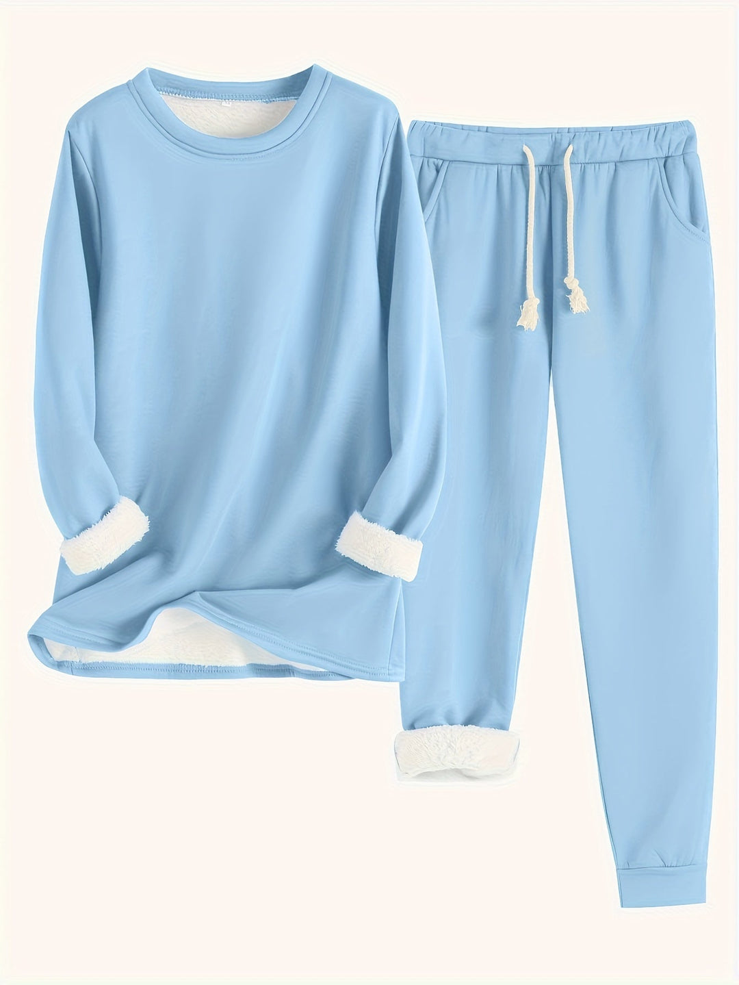 Women’s Cozy Long Sleeve Loungewear Set
