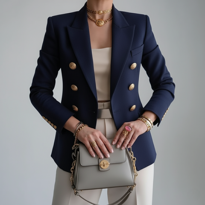 Dahlia | Dames Tailored Blazer met Moderne Casual Elegantiestrijl