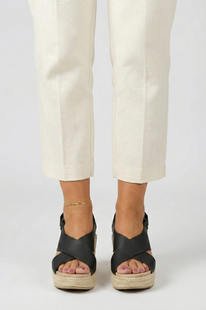 Adalyn | Dames Wedge Crossover Slingback Sandalen