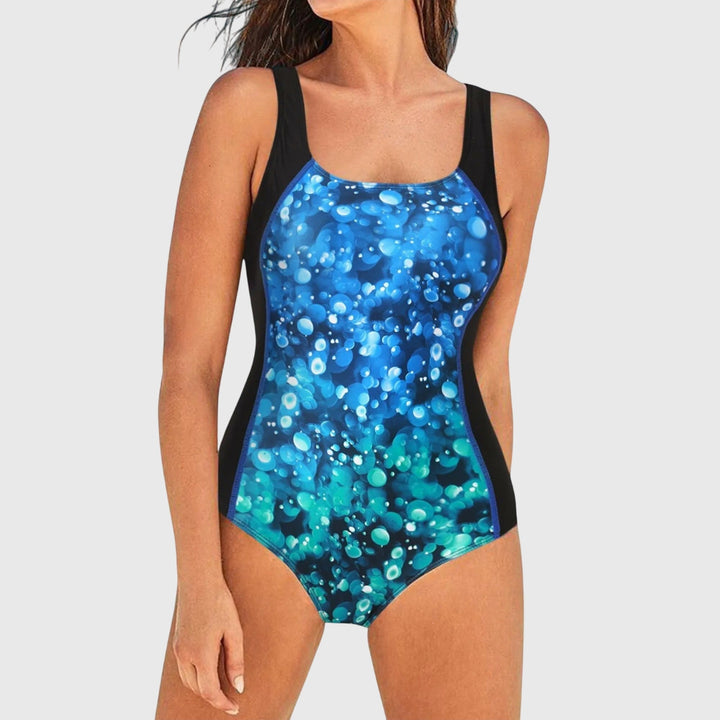 Phoebe | Dames Eénstuk Badpak met Tropische Print