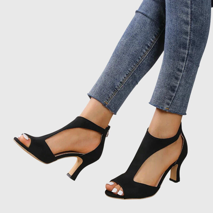 Olivia | Dames chique T-band hakken