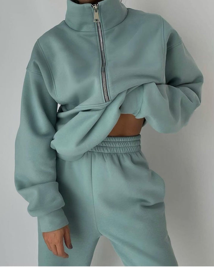 Angelica | Dames Half-Zip Tweedelige Tracksuit