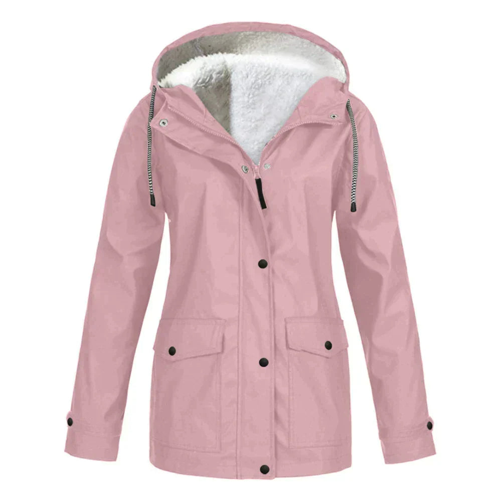 Josie | Dames Casual Winterjas met Capuchon en Voering