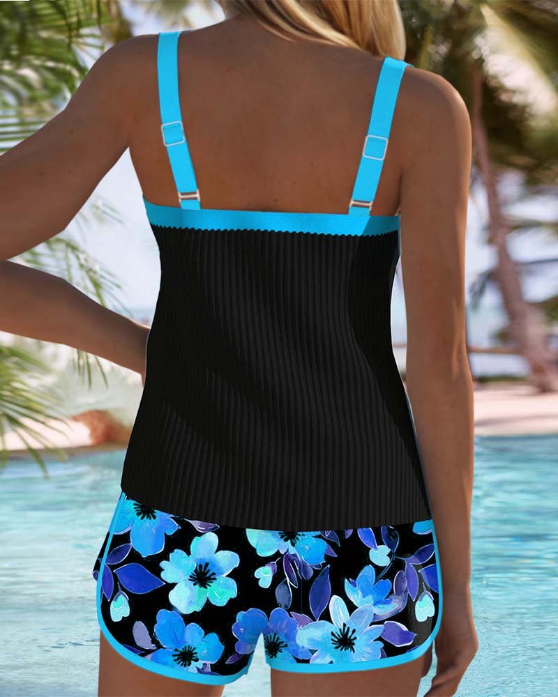 Dames Buikcontrole Flatterende Tankini Zwemset