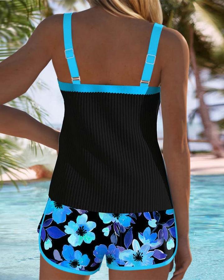 Dames Buikcontrole Flatterende Tankini Zwemset