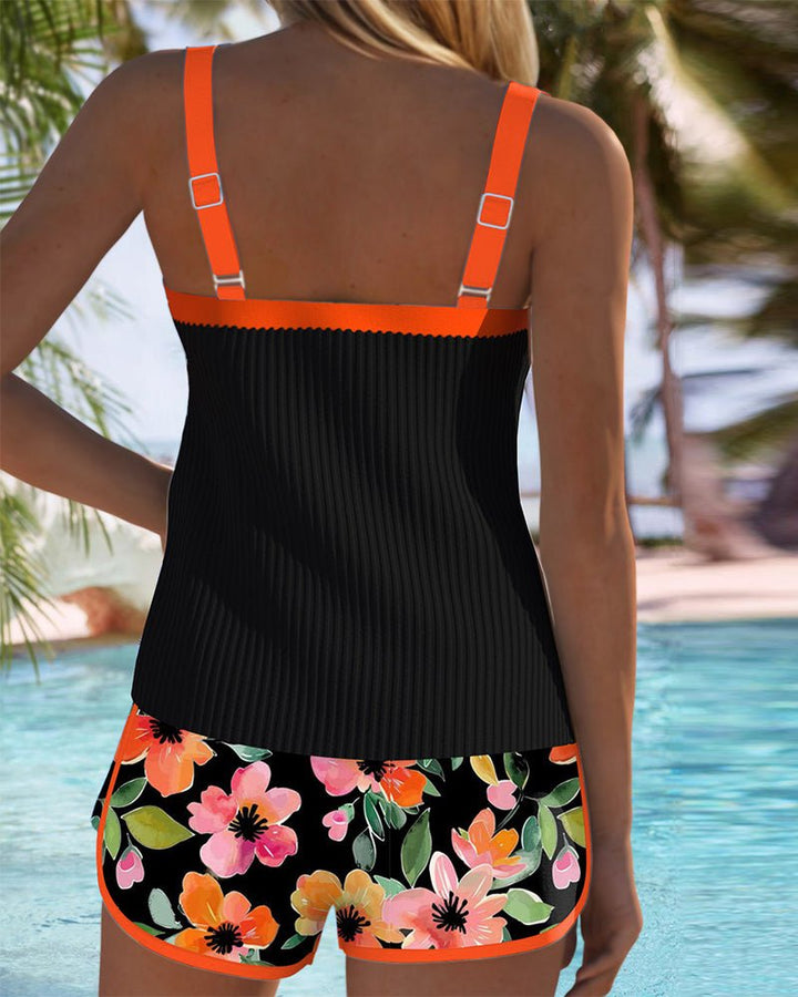 Dames Buikcontrole Flatterende Tankini Zwemset
