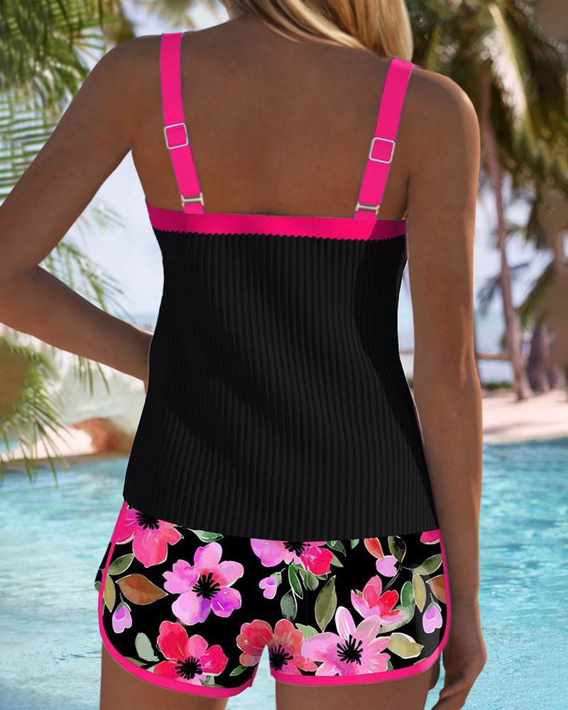 Dames Buikcontrole Flatterende Tankini Zwemset