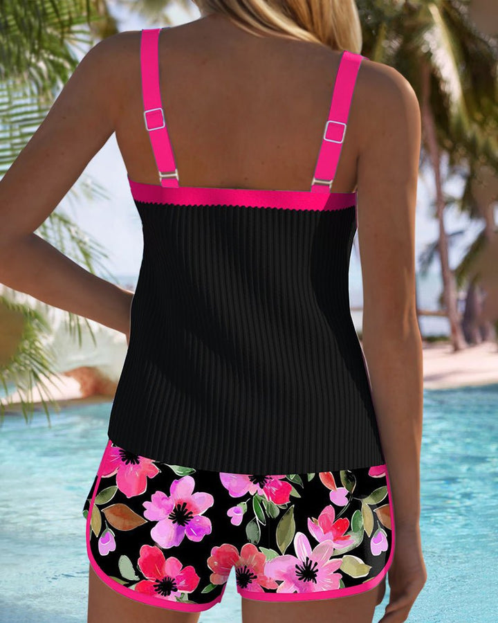 Dames Buikcontrole Flatterende Tankini Zwemset