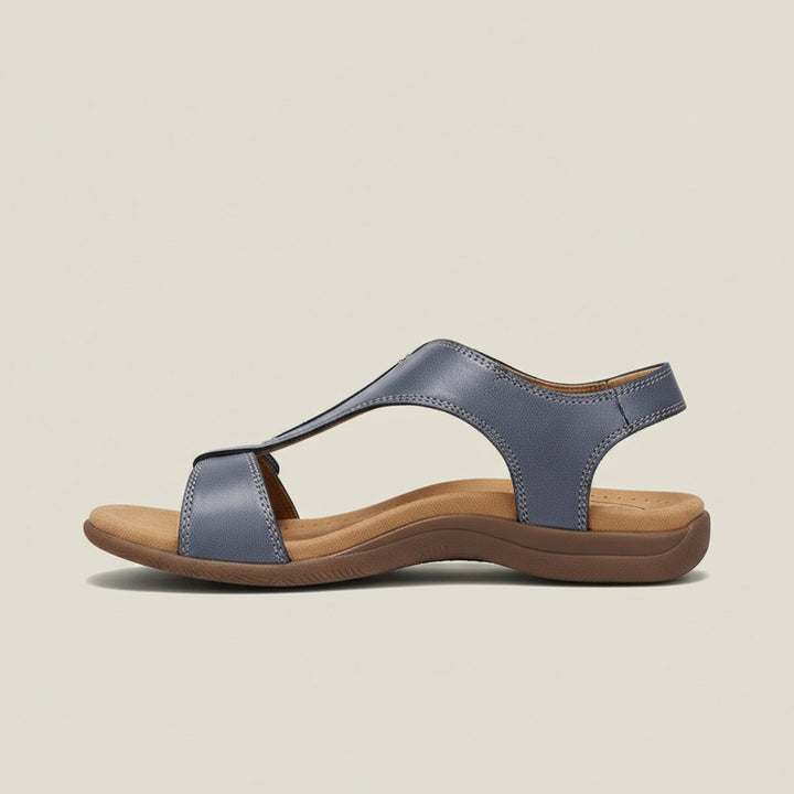 Dames Comfortable Sandals T-Strap Klittenband Open Teen