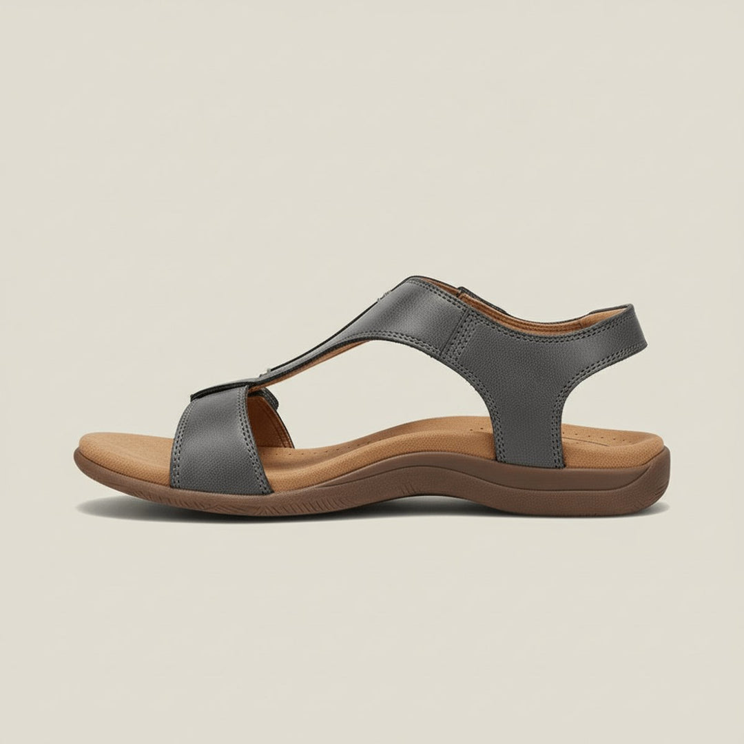 Dames Comfortable Sandals T-Strap Klittenband Open Teen