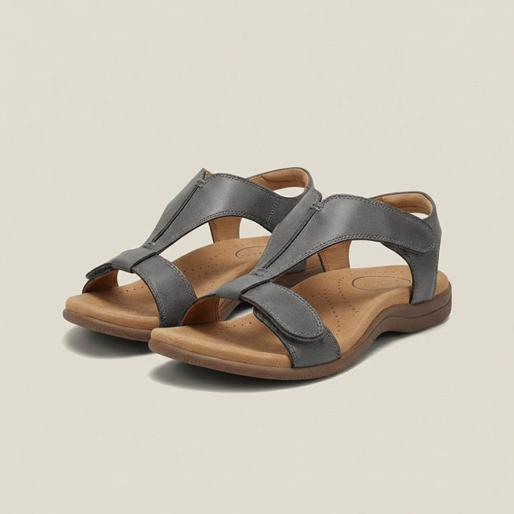 Dames Comfortable Sandals T-Strap Klittenband Open Teen