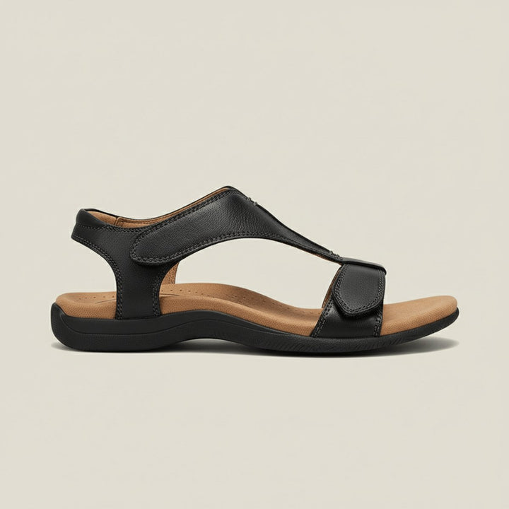 Dames Comfortable Sandals T-Strap Klittenband Open Teen
