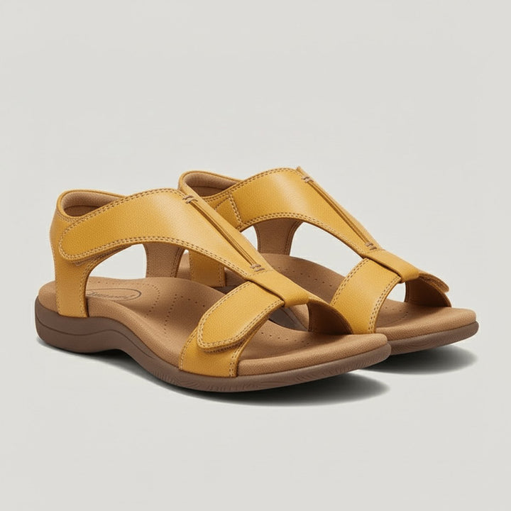 Dames Comfortable Sandals T-Strap Klittenband Open Teen