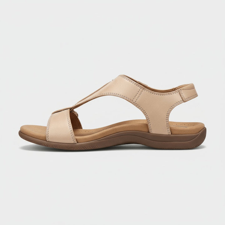 Dames Comfortable Sandals T-Strap Klittenband Open Teen