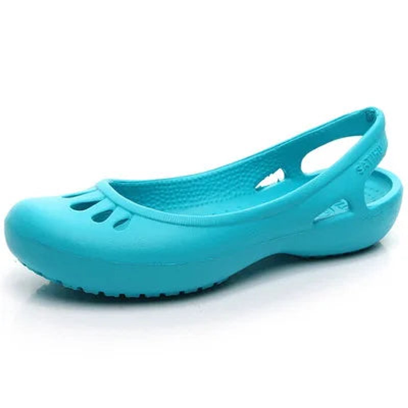 Dames Lichtgewicht Waterproof Jelly Comfortable Sandals Slingback - Sky Blue