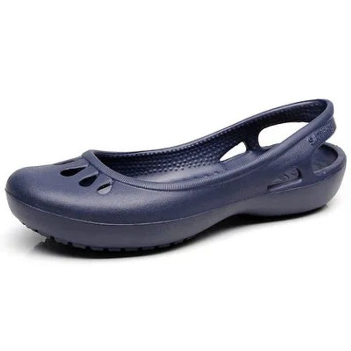 Dames Lichtgewicht Waterproof Jelly Comfortable Sandals Slingback - Dark Blue