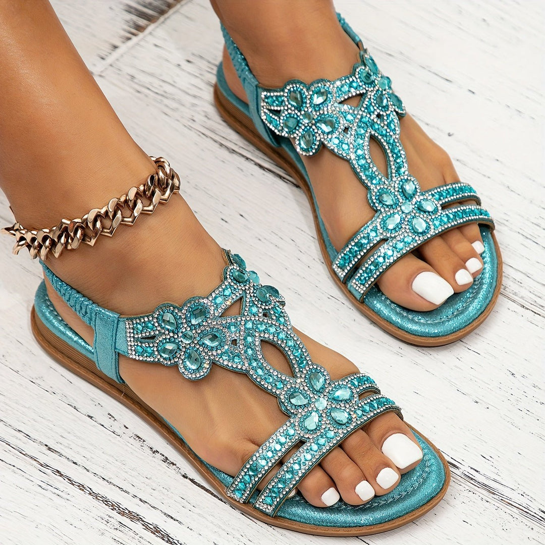 Dames Orthopedische Boho Strass Zomer Sandalen