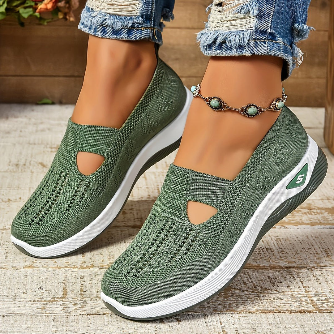 Dames Orthopedische Comfortabele Sandalen Instappers Ademend - Green