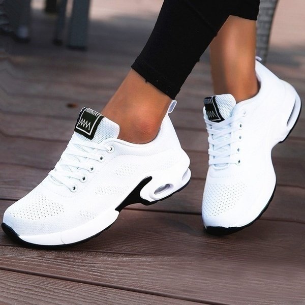 Dames Orthopedische Memory-Foam Sneakers - Wit