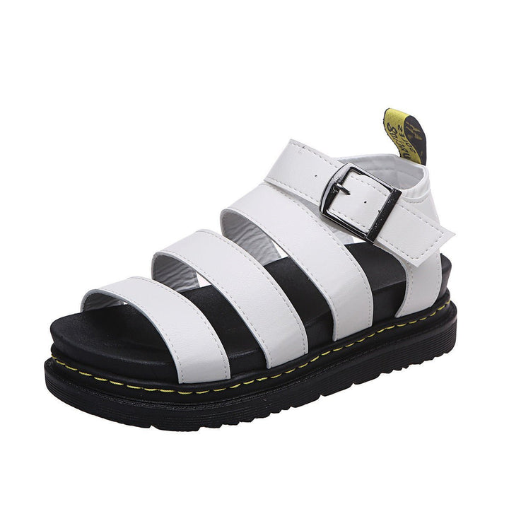Dames Platformzool Riempjes Gespsluiting Comfortabele Sandalen