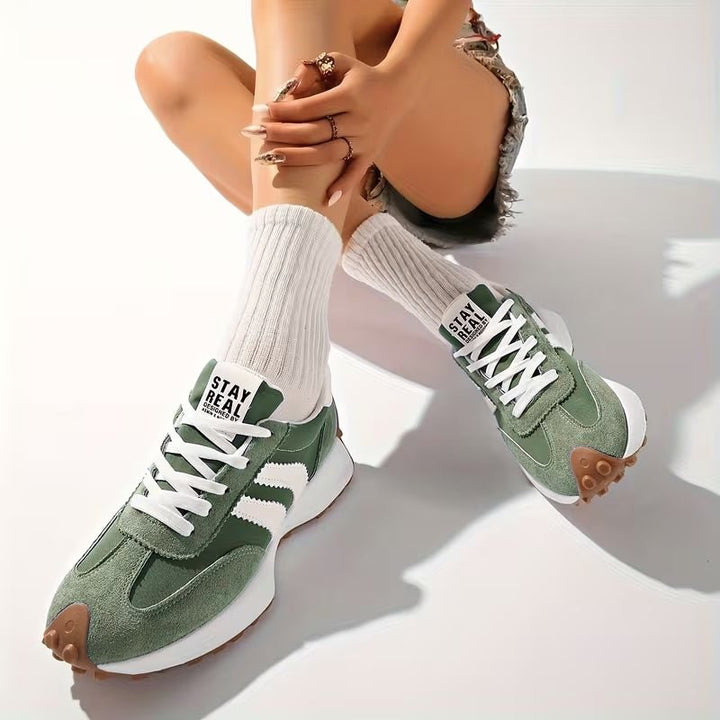 Dames Retro Platform Chunky Veterschoenen