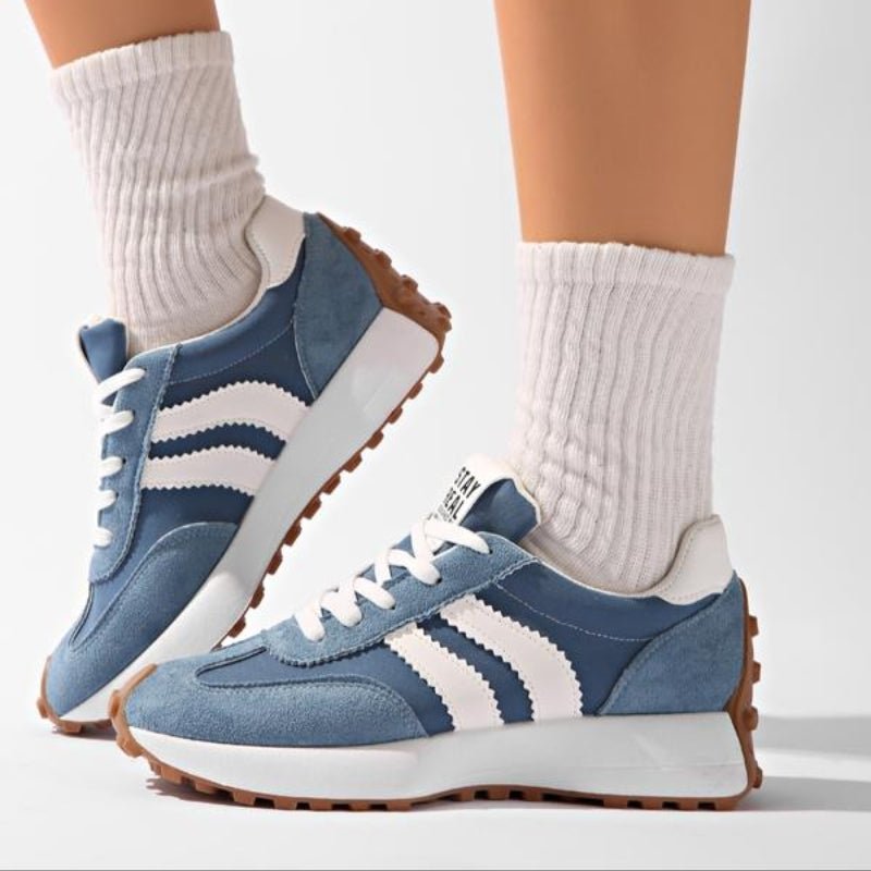 Dames Retro Platform Chunky Veterschoenen