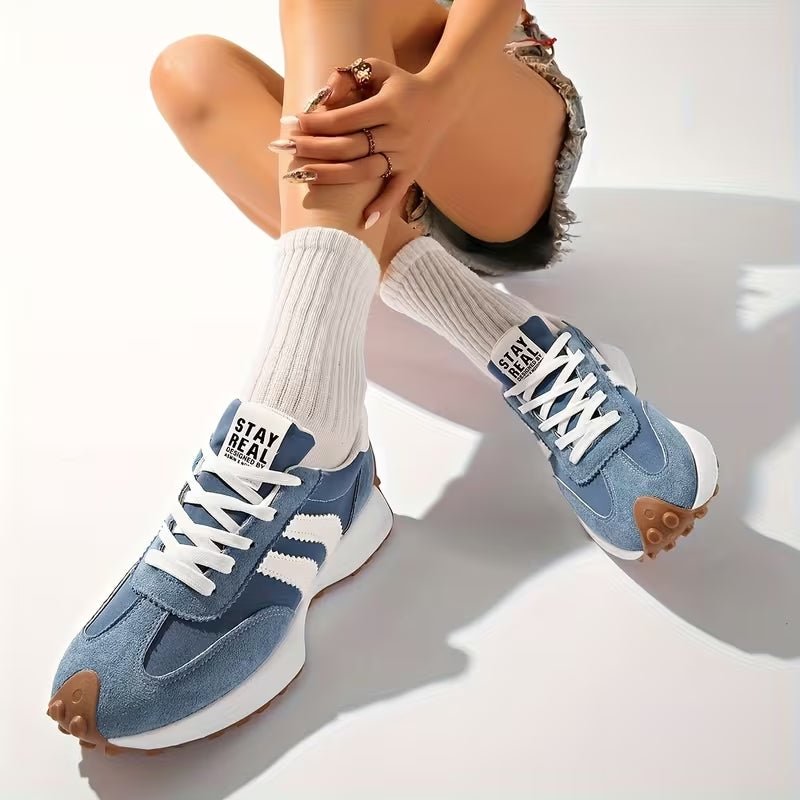 Dames Retro Platform Chunky Veterschoenen