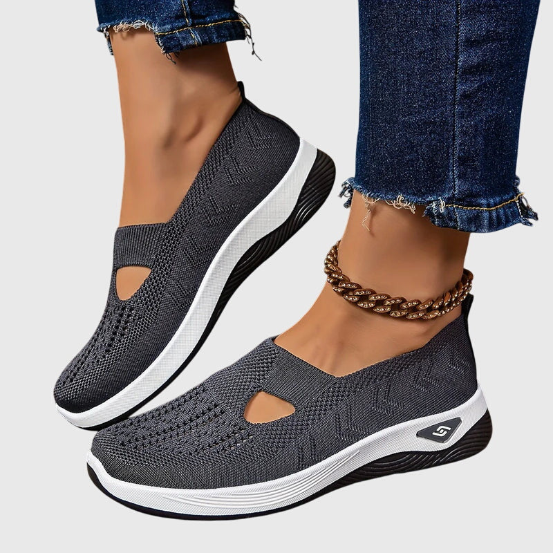 Tessa | Dames Ademend Instap Gebreide Sneakers