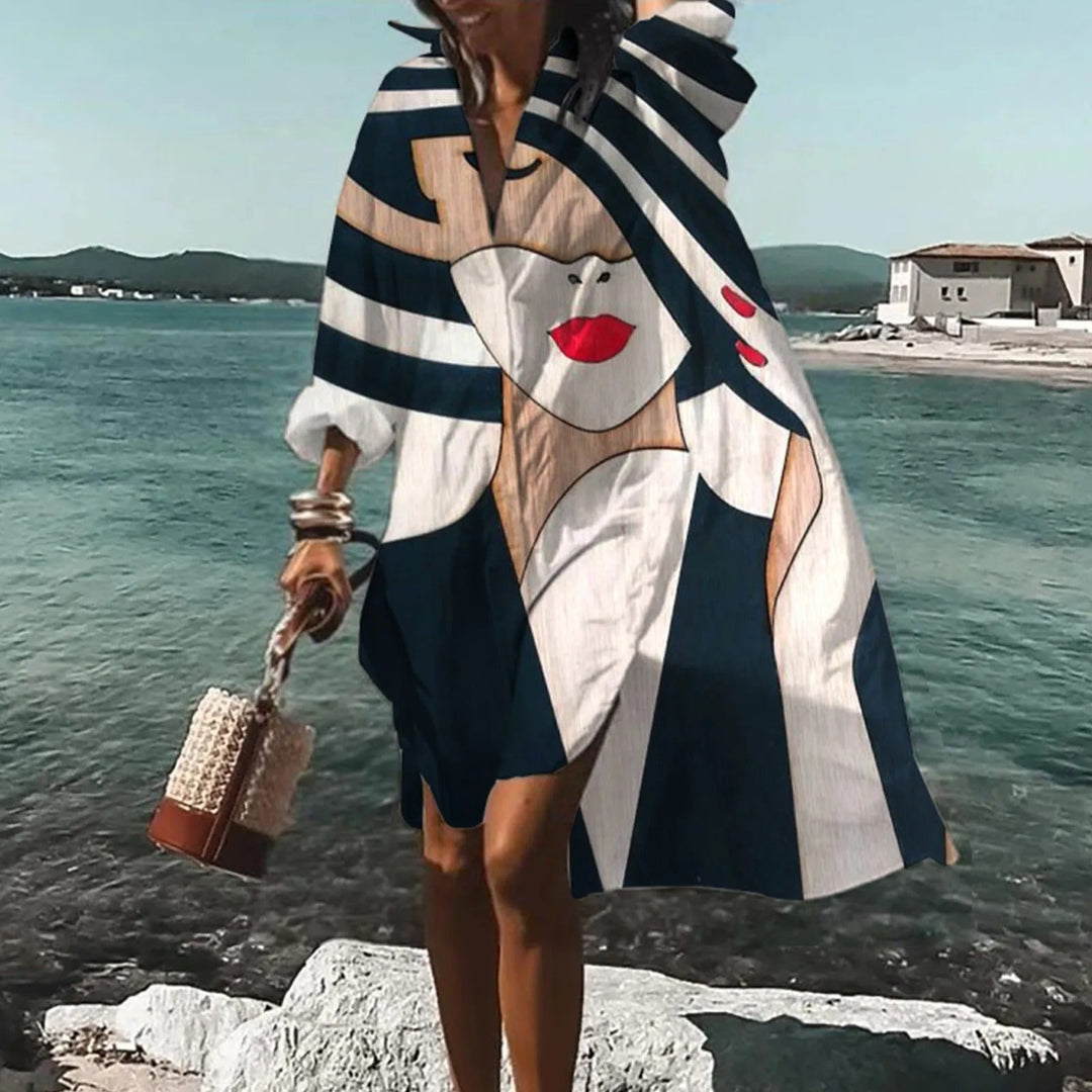 Phoebe | Dames Zomer Casual Hemdjurk