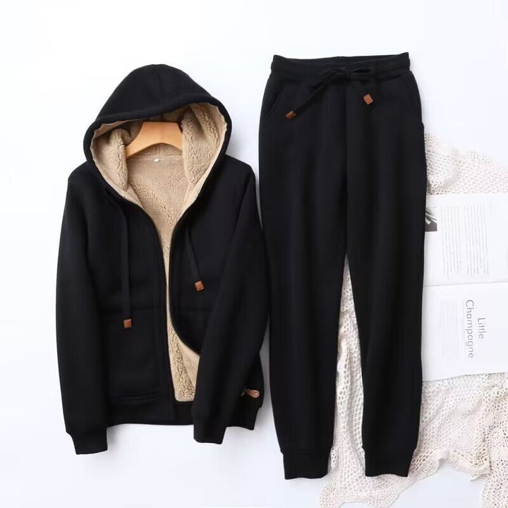 Bailey | Dames Warme Hooded Full Zip Tracksuit