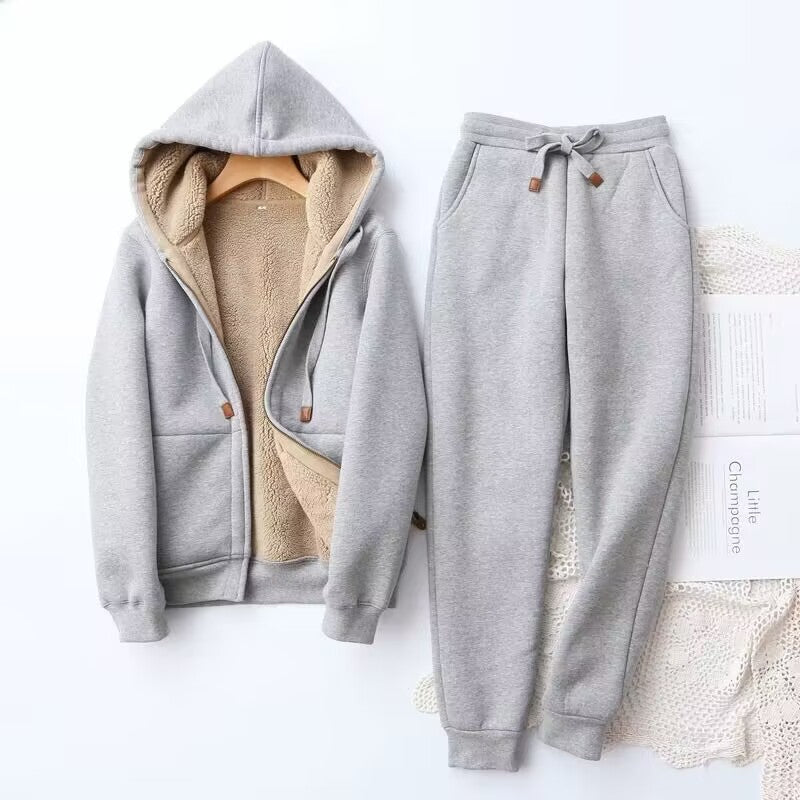 Bailey | Dames Warme Hooded Full Zip Tracksuit