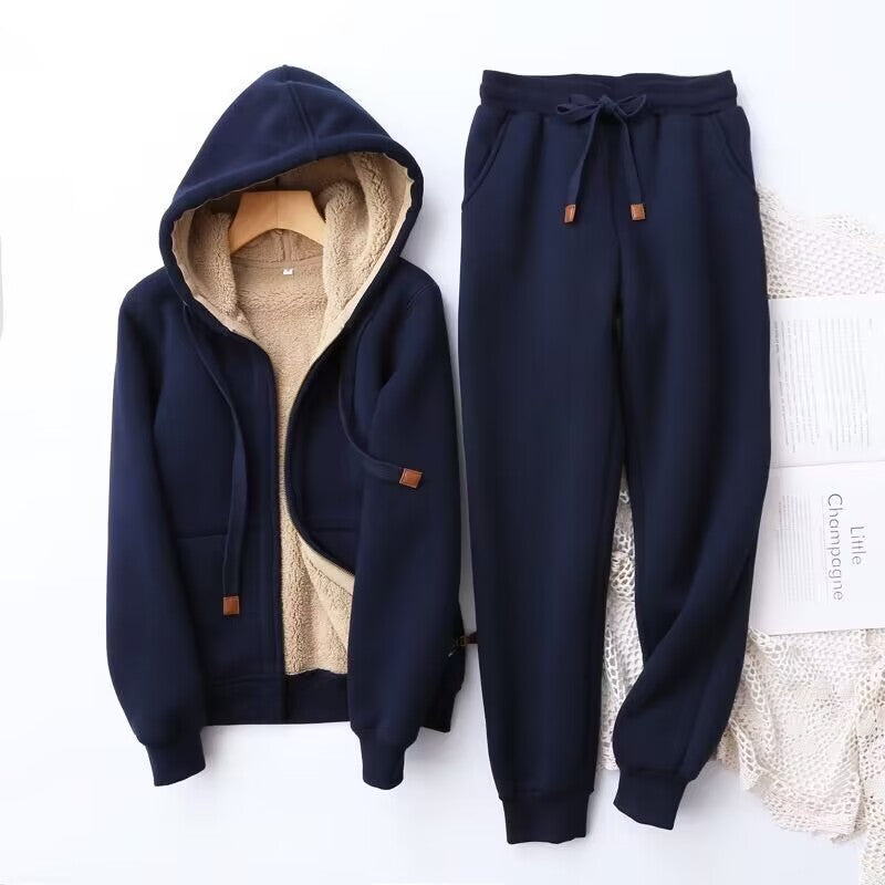 Bailey | Dames Warme Hooded Full Zip Tracksuit