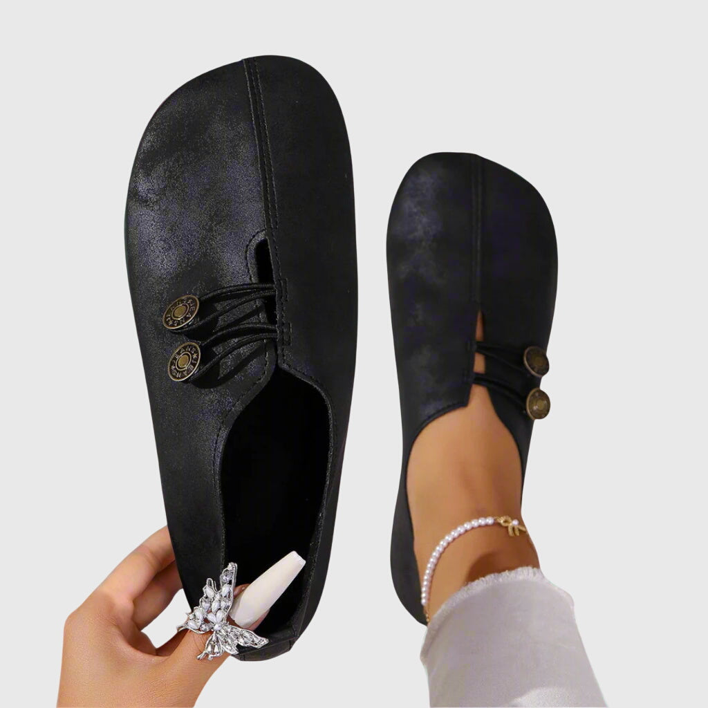 Andrea | Dames stijlvolle elegante comfortabele instap flats