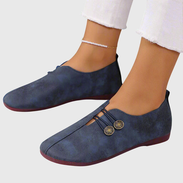 Andrea | Dames stijlvolle elegante comfortabele instap flats