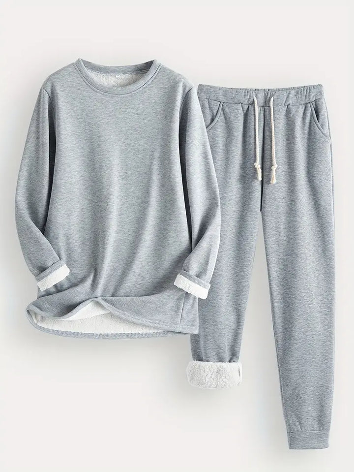 Women’s Cozy Long Sleeve Loungewear Set