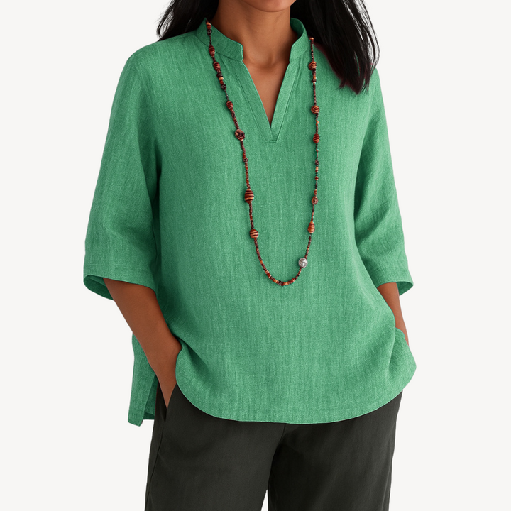 Heidi | Women’s Casual Linen Tunic Top