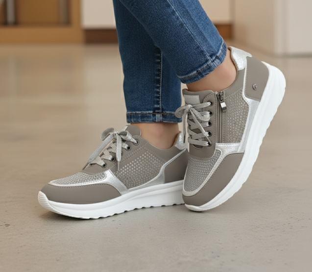 Brianna | Dames Vetersneakers Met Plateauzool