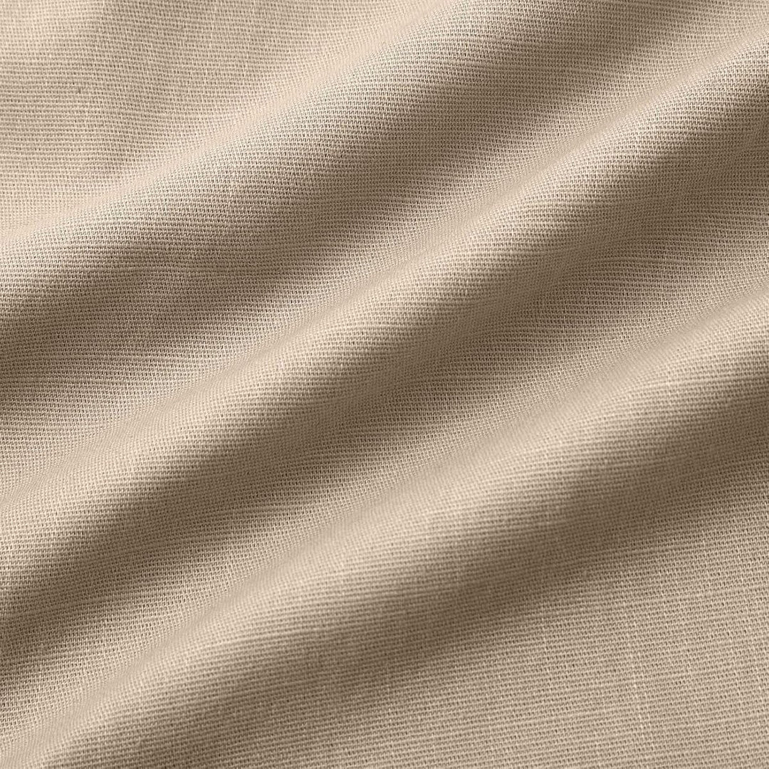 Heren Linnen Casual Korte Broek Trekkoord Elastische Taille