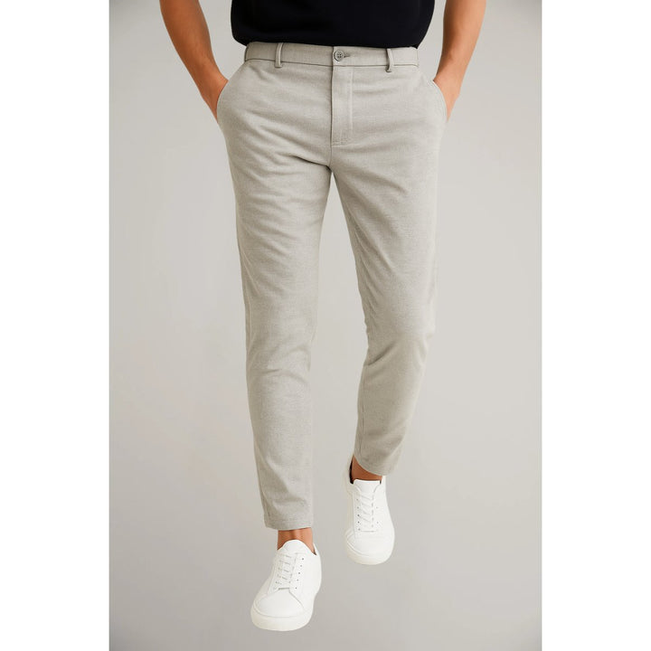 Heren Slim-Fit Gesneden Zakelijke Pantalon