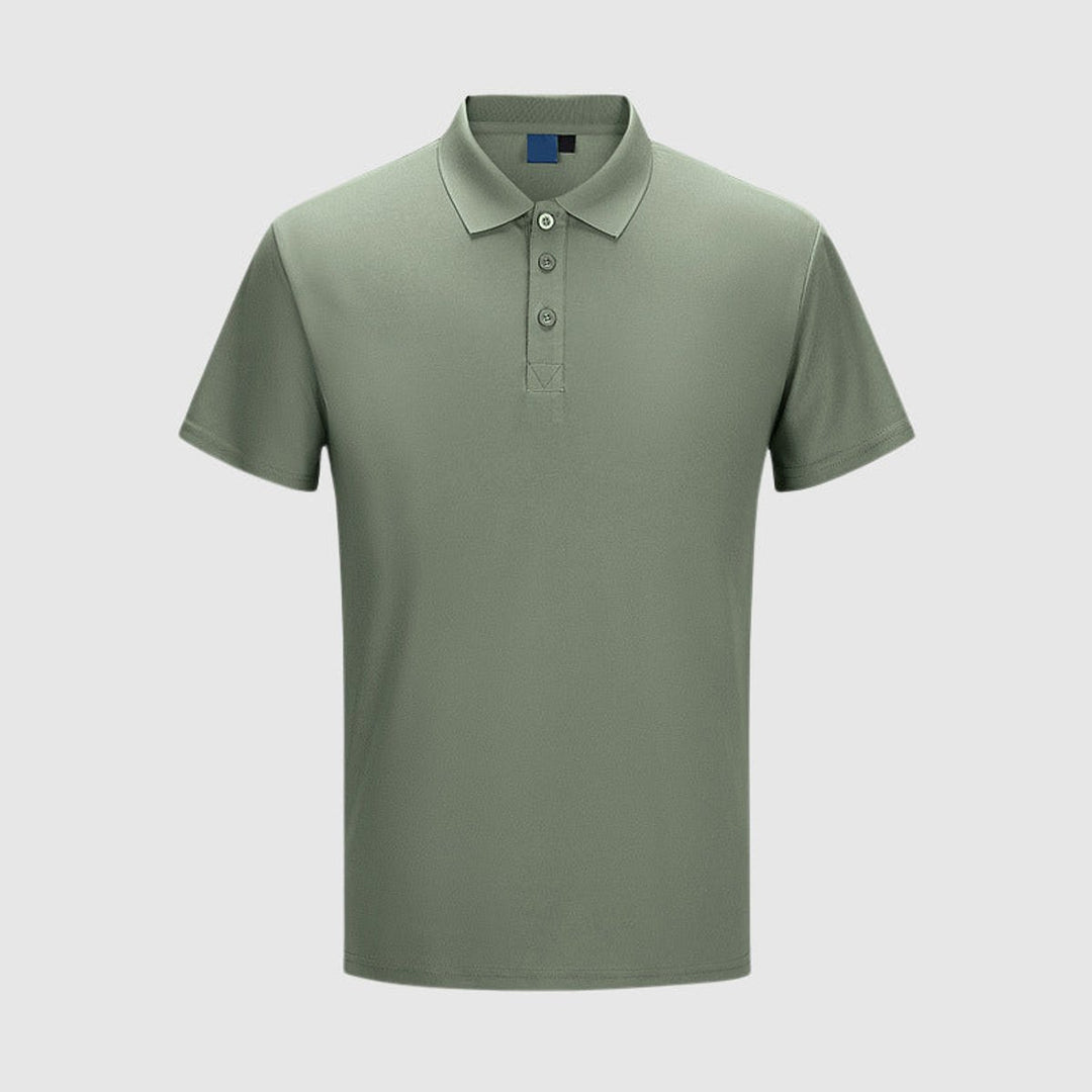 Heren Slim-Fit Korte Mouwen Klassiek Poloshirt