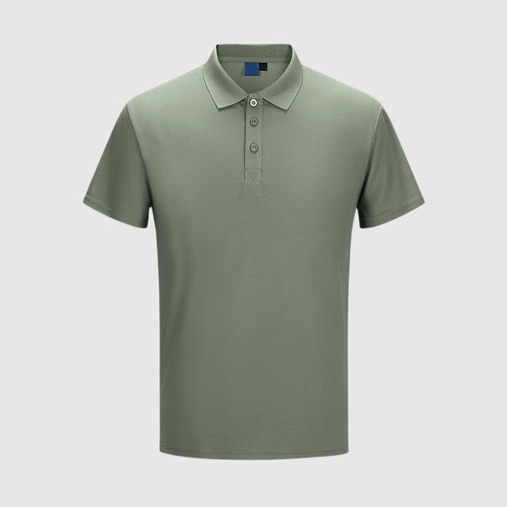 Heren Slim-Fit Korte Mouwen Klassiek Poloshirt