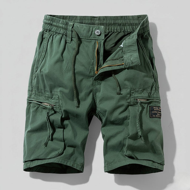 Heren Tactical Cargo Short met Elastische Taille - Army Green