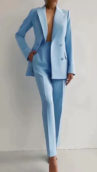 Eliza | Dames Tweedelige Blazer en Broek Set