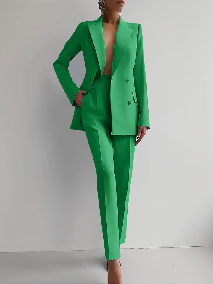 Eliza | Dames Tweedelige Blazer en Broek Set