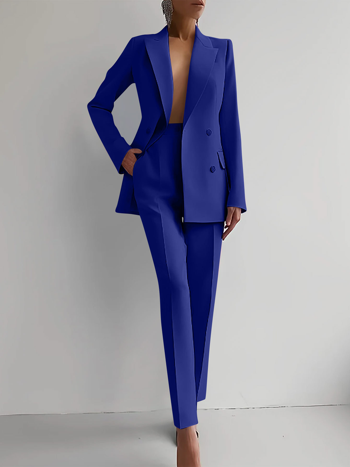 Eliza | Dames Tweedelige Blazer en Broek Set