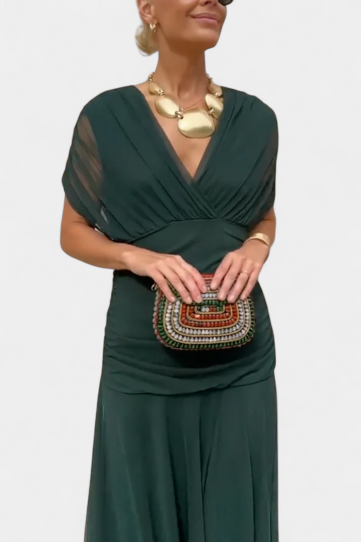 Sadie | Dames Elegante Off-Shoulder Avondjurk
