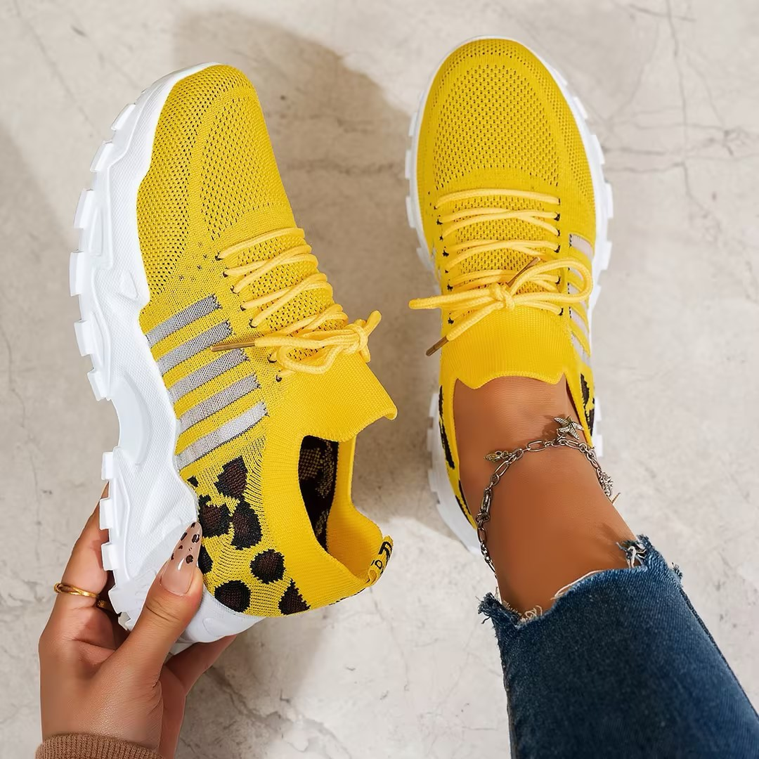 June | Dames Chunky Gebreide Hardloopsneakers