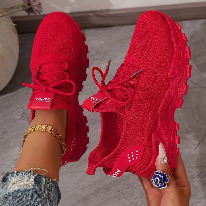 June | Dames Chunky Gebreide Hardloopsneakers