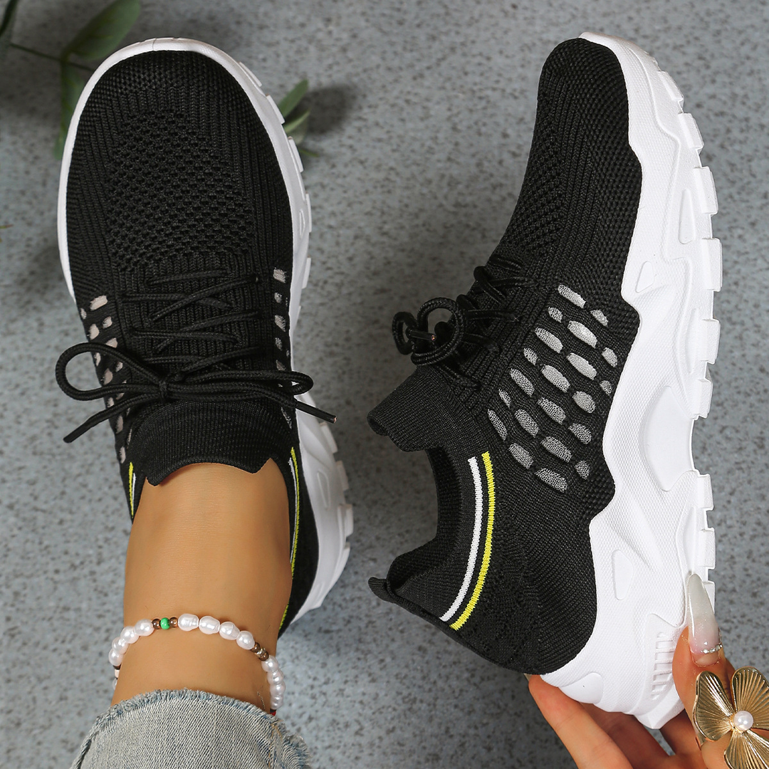 June | Dames Chunky Gebreide Hardloopsneakers