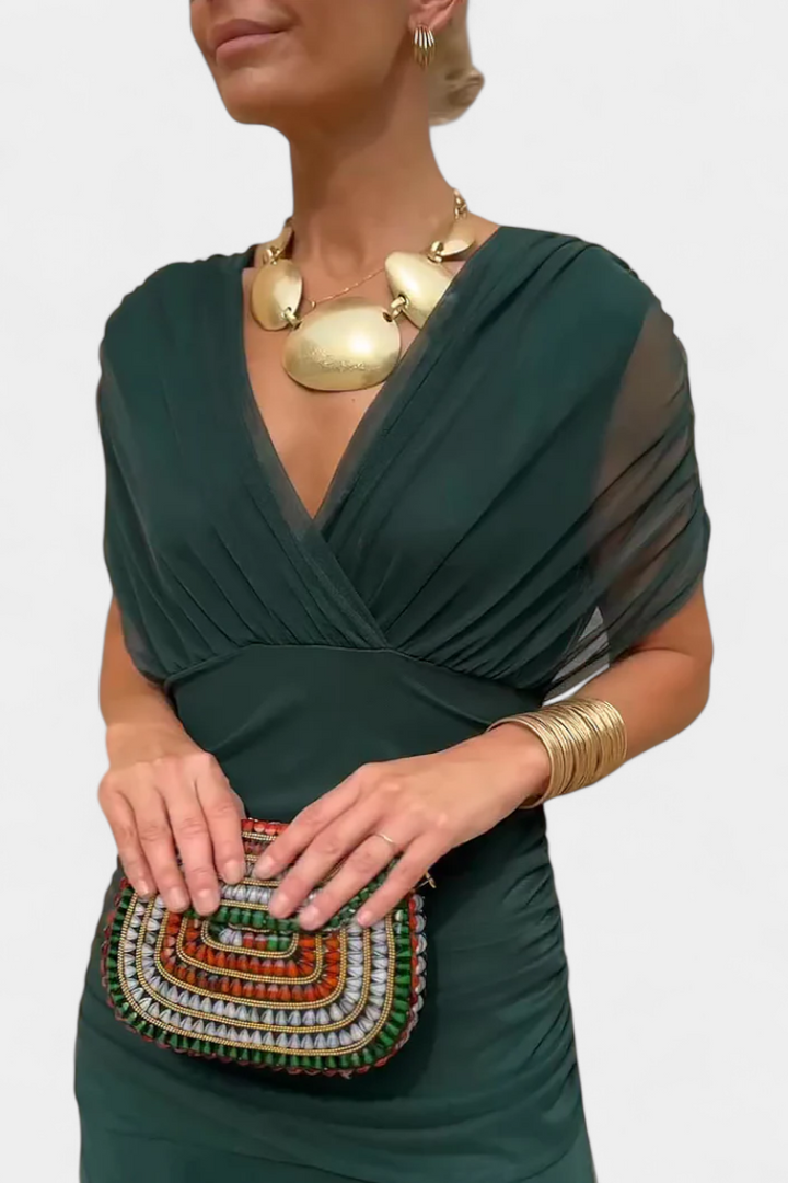 Sadie | Dames Elegante Off-Shoulder Avondjurk